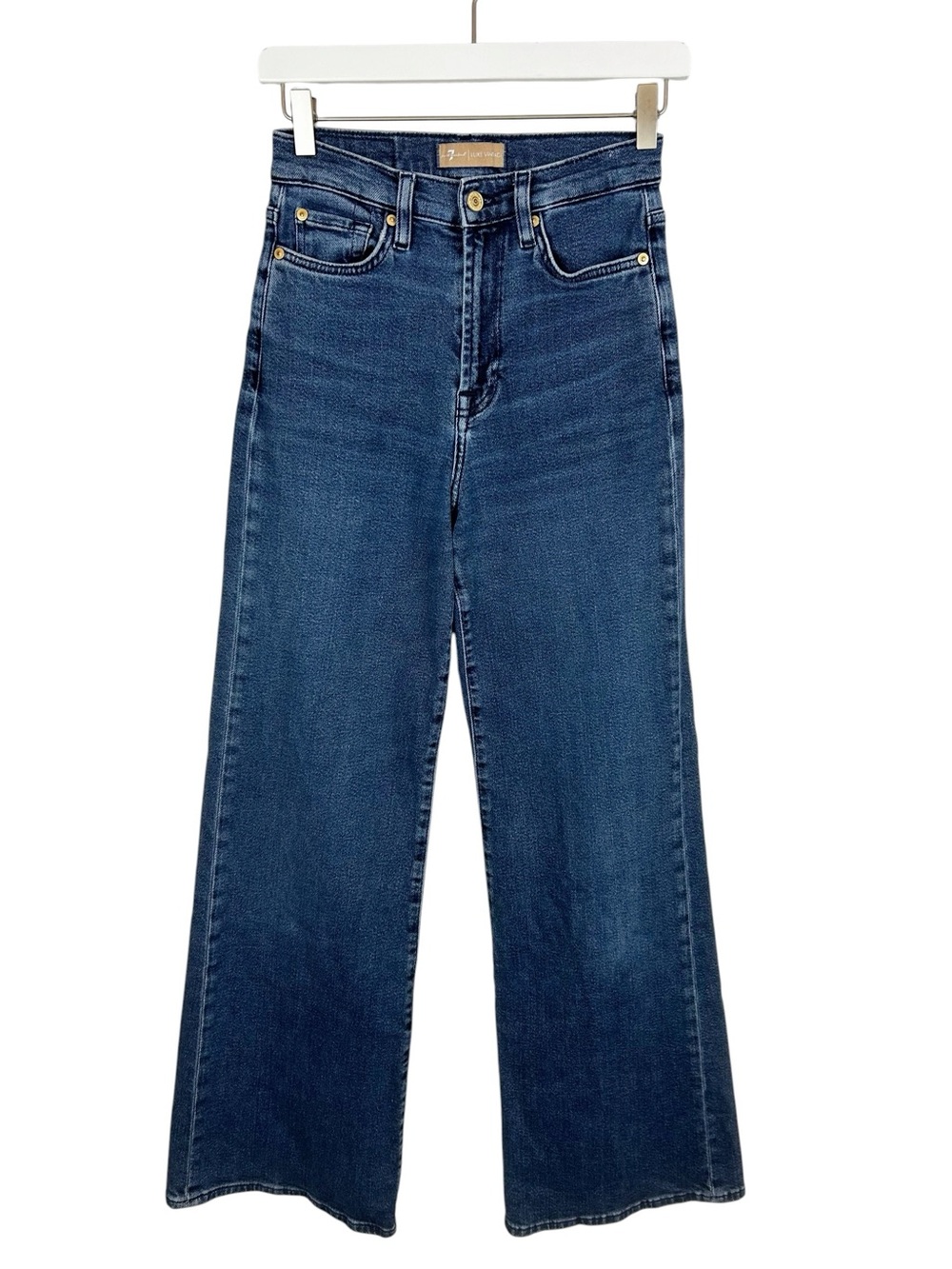 7 For All Mankind Ultra High Rise Flare Jeans Size 26 in Paradise Cove
